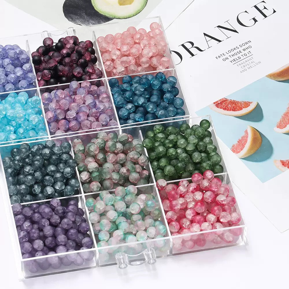 #WonderPacksStore DIY Glass Beads Bags--Open in Live--for Bracelet Jewelry Craft DIY