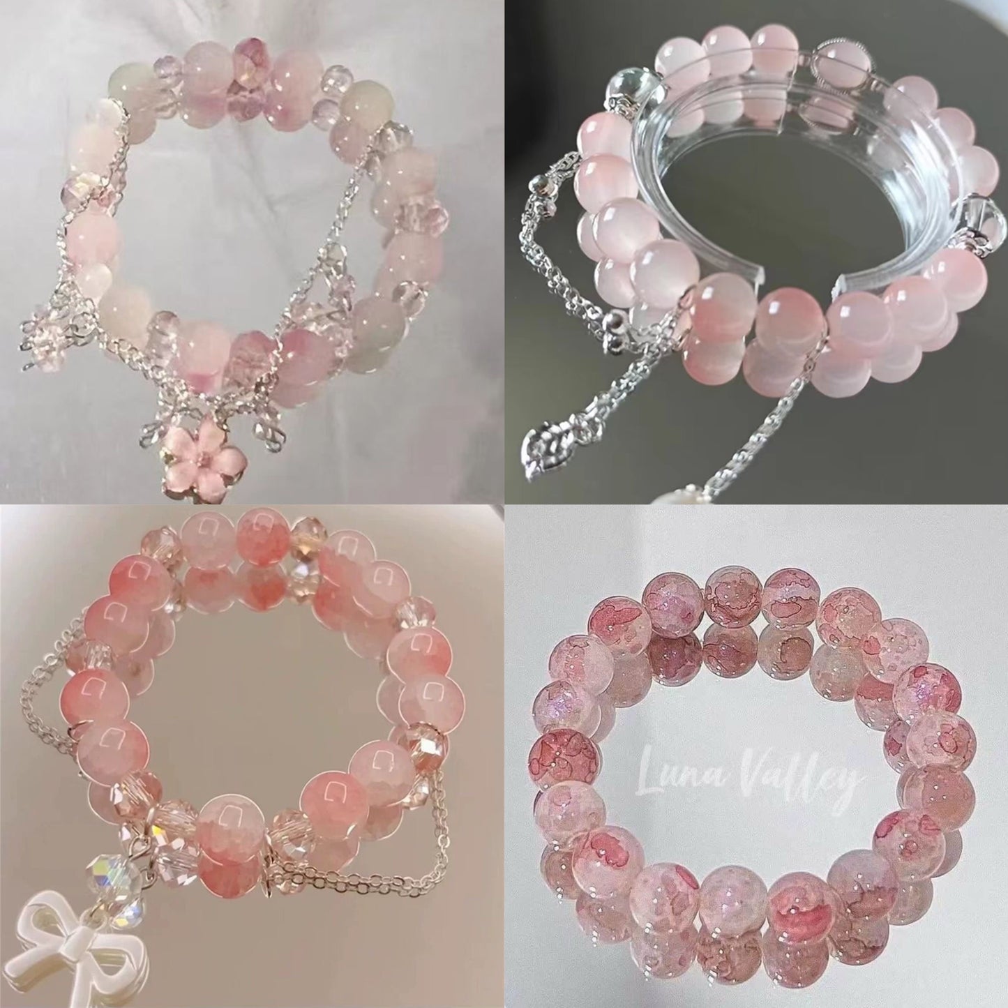 #WonderPacks Store Bracelet Bags -- Open in Live - Handmade Girl Lady Women Gift Crystal Adjustable Bangle