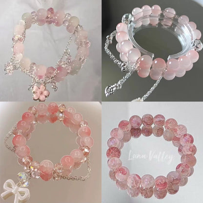 #WonderPacks Store Bracelet Bags -- Open in Live - Handmade Girl Lady Women Gift Crystal Adjustable Bangle